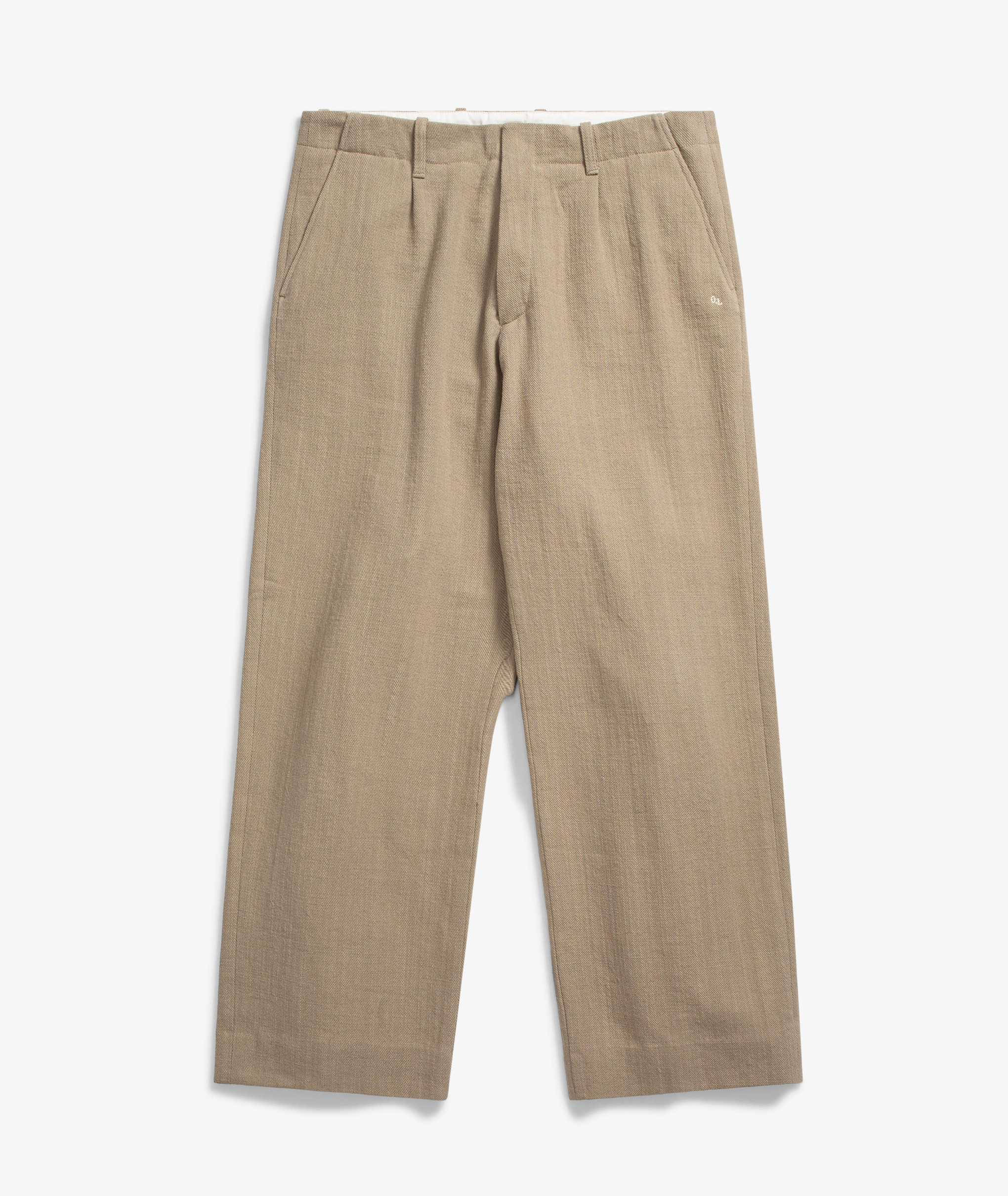 Norse Store  Shipping Worldwide - Our Legacy Borrowed Chino - Khaki True  Cotton Twill