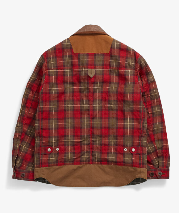 Junya Watanabe MAN - Reversible Plaid Linen Jacket