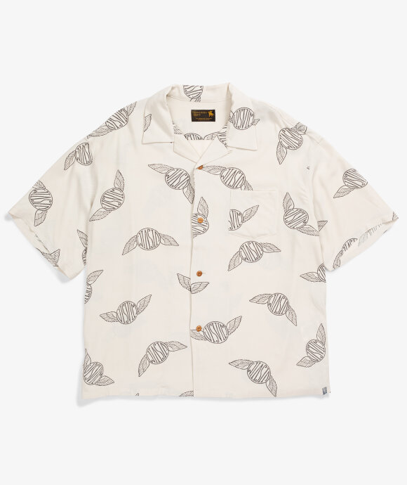 Norse Store | Shipping Worldwide - visvim WALLIS SHIRT S/S - IVORY