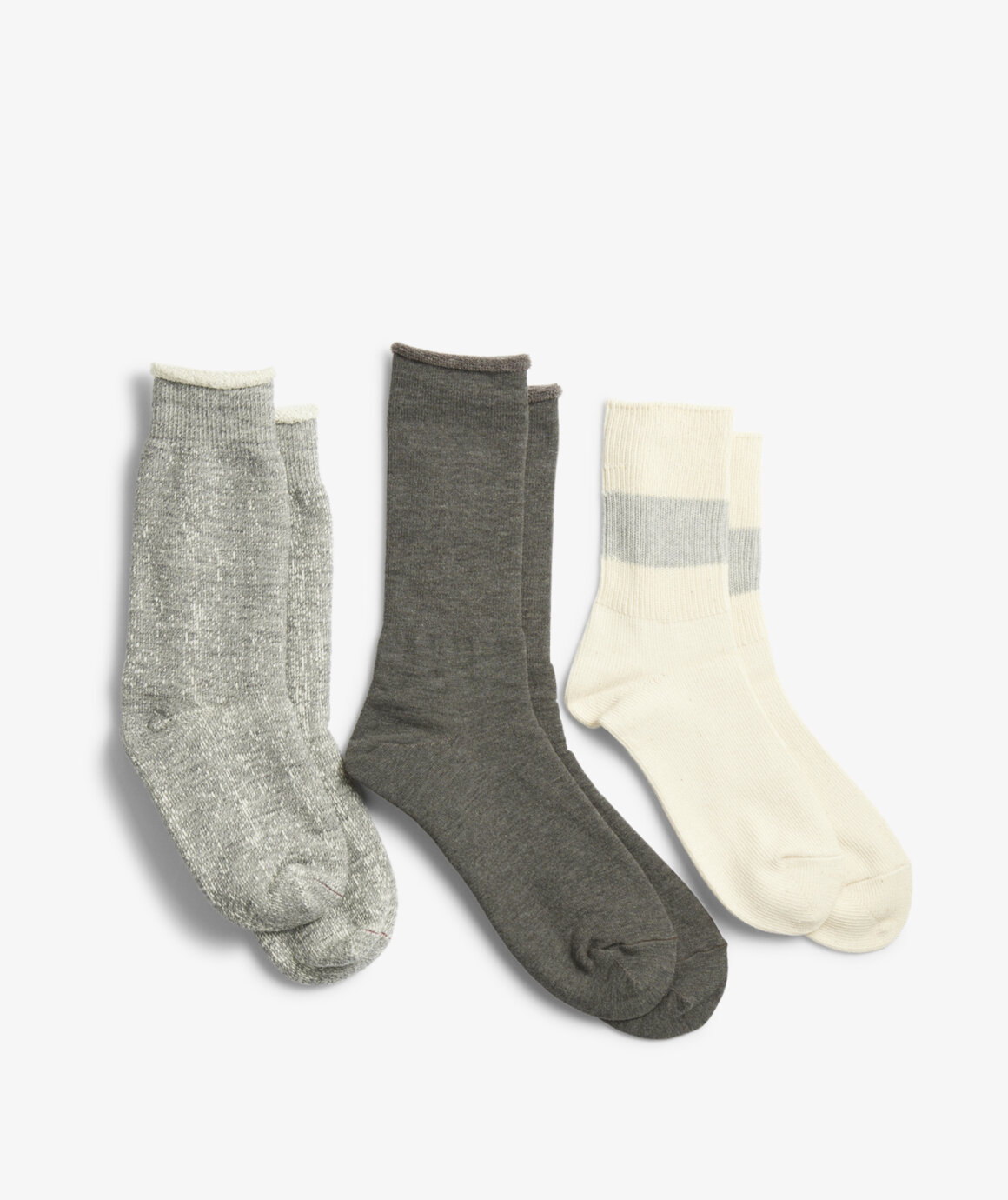 Norse Store | Shipping Worldwide - RoToTo Special Trio Socks - Gray