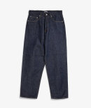 Auralee HARD TWIST DENIM WIDE PANTS - INDIGO