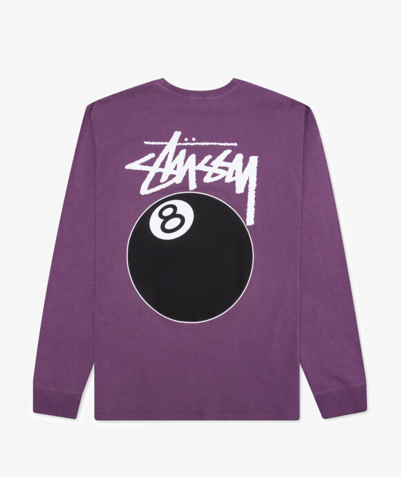 Stüssy - 8 Ball pigment Dyed LS Tee