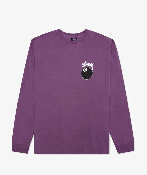 Stüssy - 8 Ball pigment Dyed LS Tee