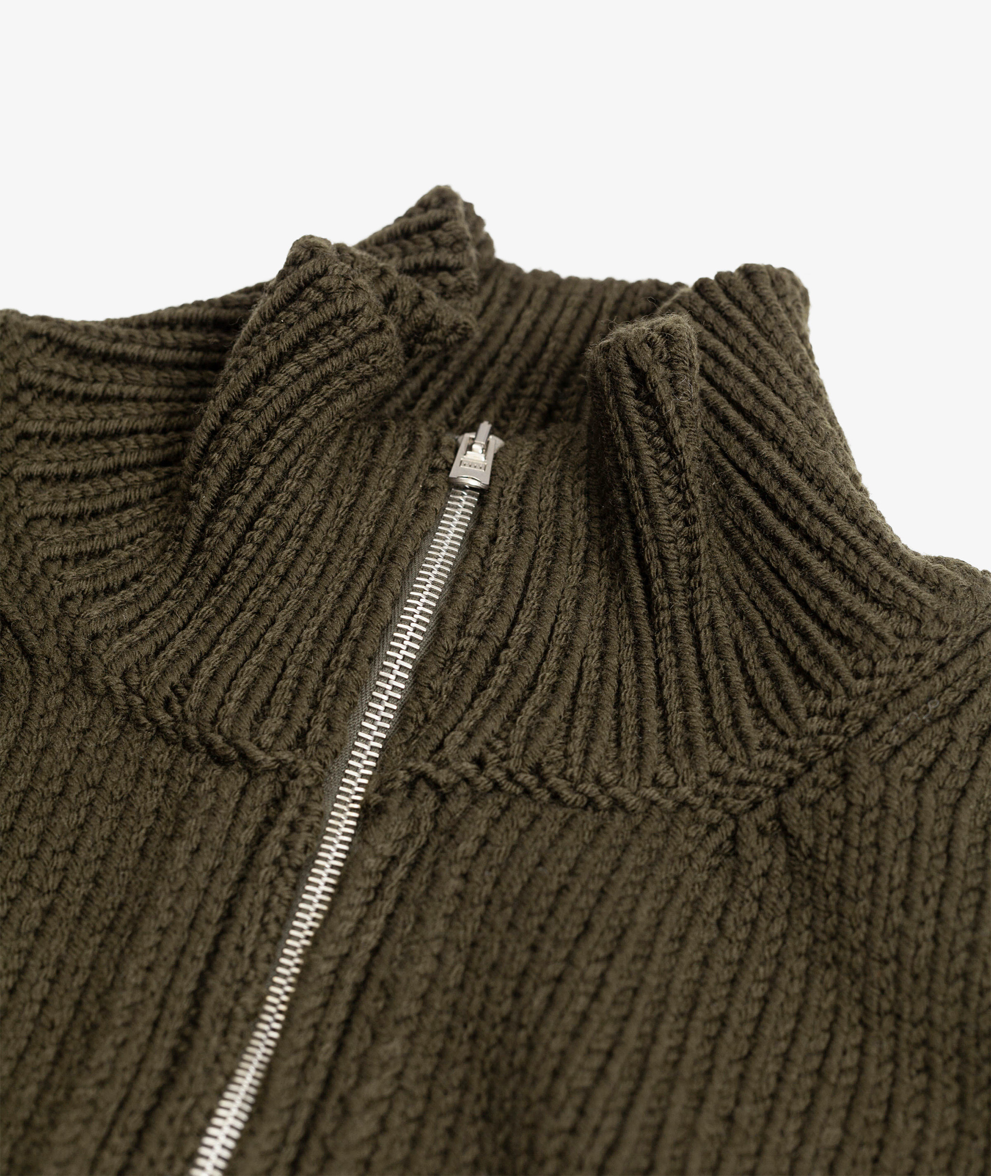 Norse Store | Shipping Worldwide - Margaret Howell Chunky Knit Zip