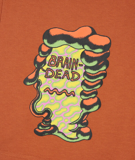 Norse Store  Shipping Worldwide - Brain Dead BD Gauze Long Sleeve Mock  Neck Shirt - Taupe
