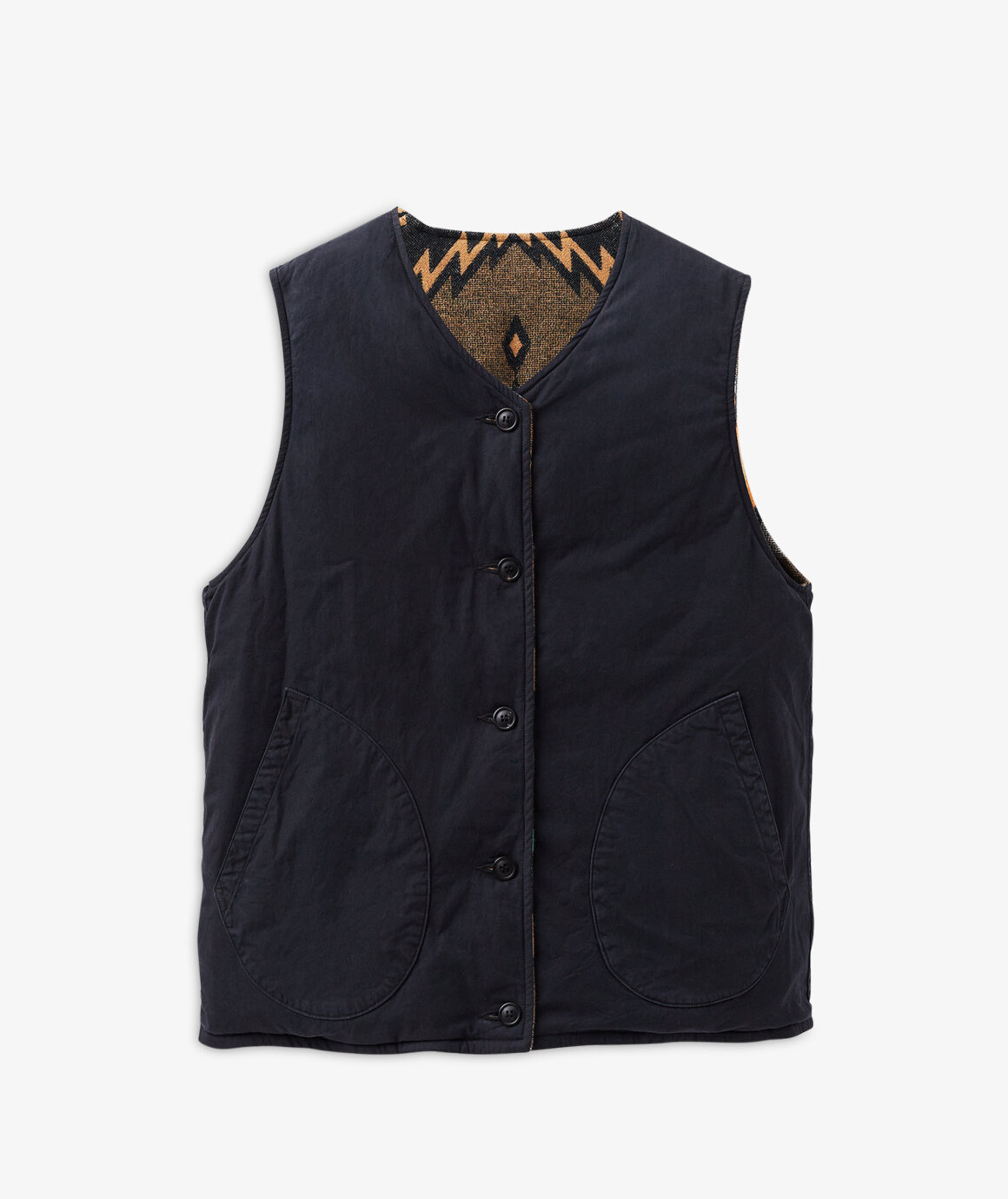 Norse Store | Shipping Worldwide - Visvim Reversible Kora Down Vest - Black