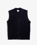 Norse Projects August Flame Alpaca Cardigan Vest Brown - Camel
