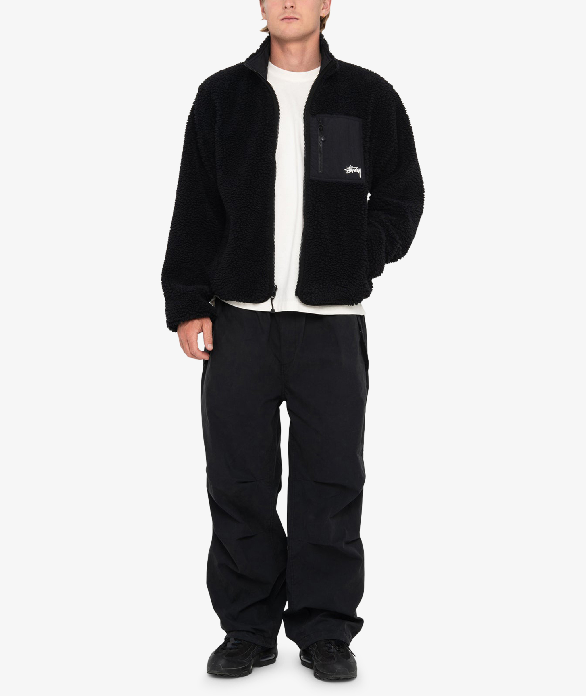 Norse Store | Shipping Worldwide - Stüssy Nyco Over Trousers - Black