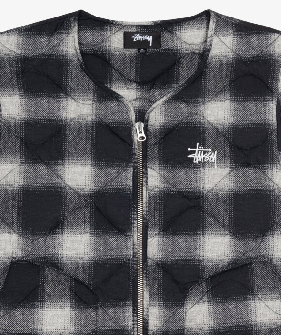 Stüssy - Plaid Nylon Liner Vest