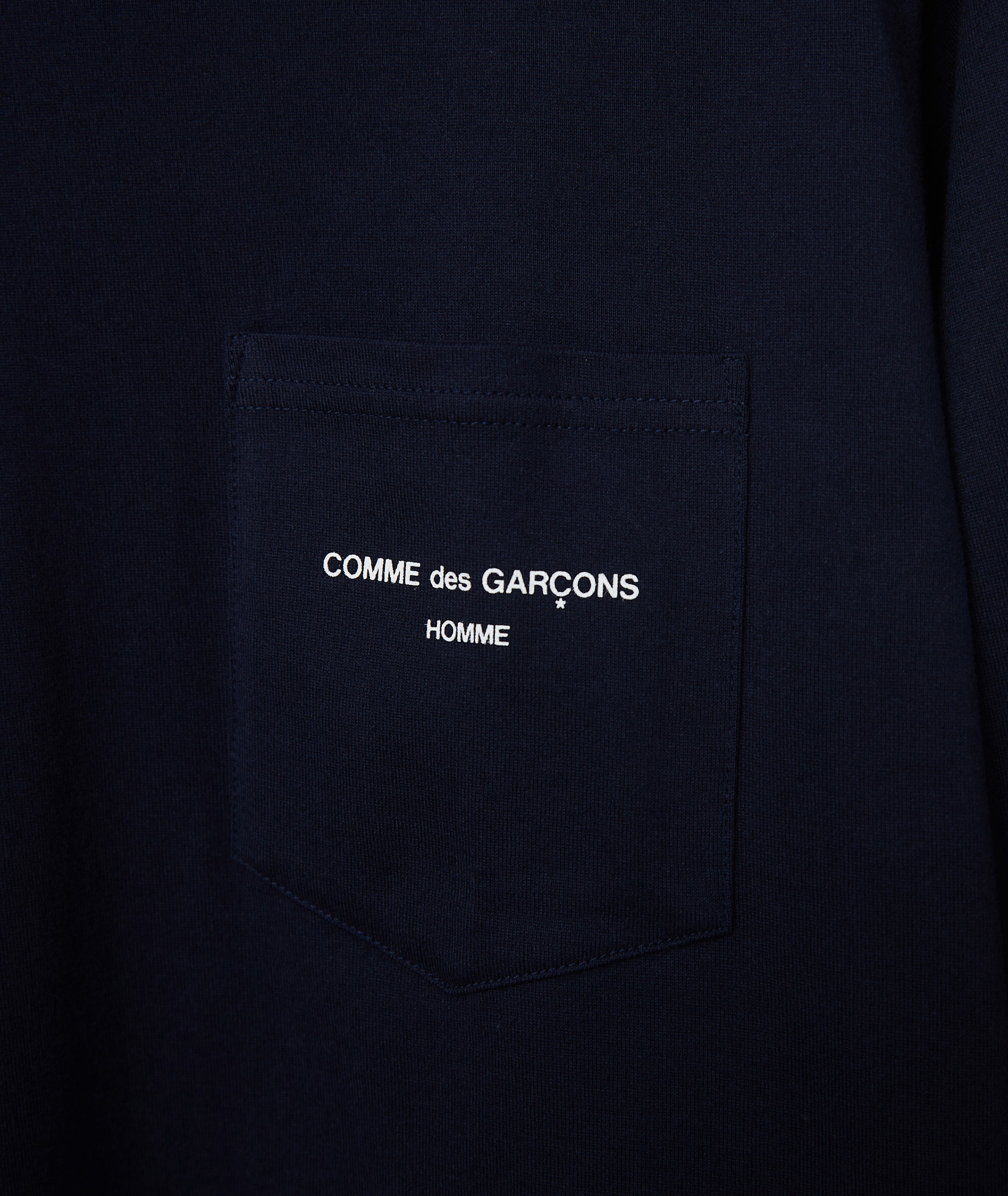 純正新販売 Comme des Garçons Homme ポケットロングTシャツ ブラック