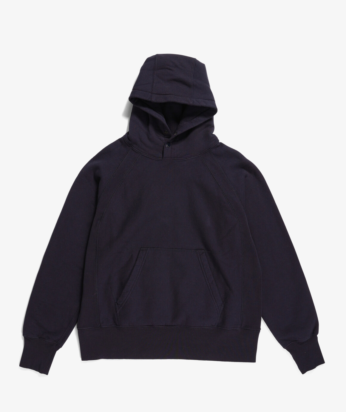 Norse Store | Shipping Worldwide - Engineered Garments Raglan Hoodie - Navy