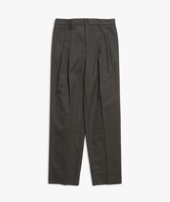 Norse Projects - Benn Relaxed Cotton Wool Twill Pleated Trouser