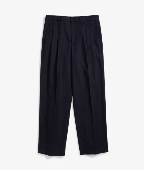 Norse Projects - Benn Relaxed Cotton Wool Twill Pleated Trouser