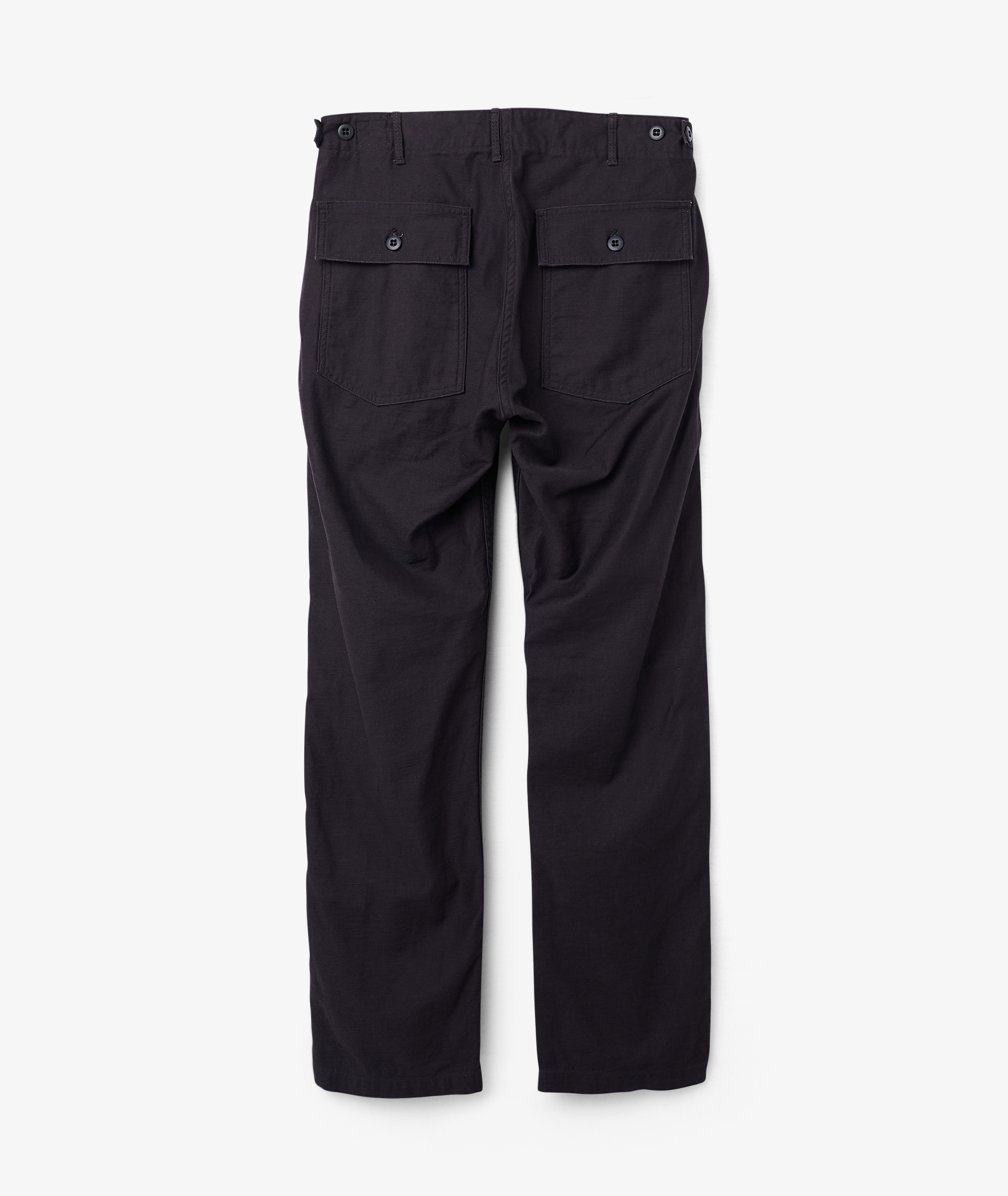 Norse Store  Shipping Worldwide - orSlow SLIM FIT FATIGUE PANTS - Black