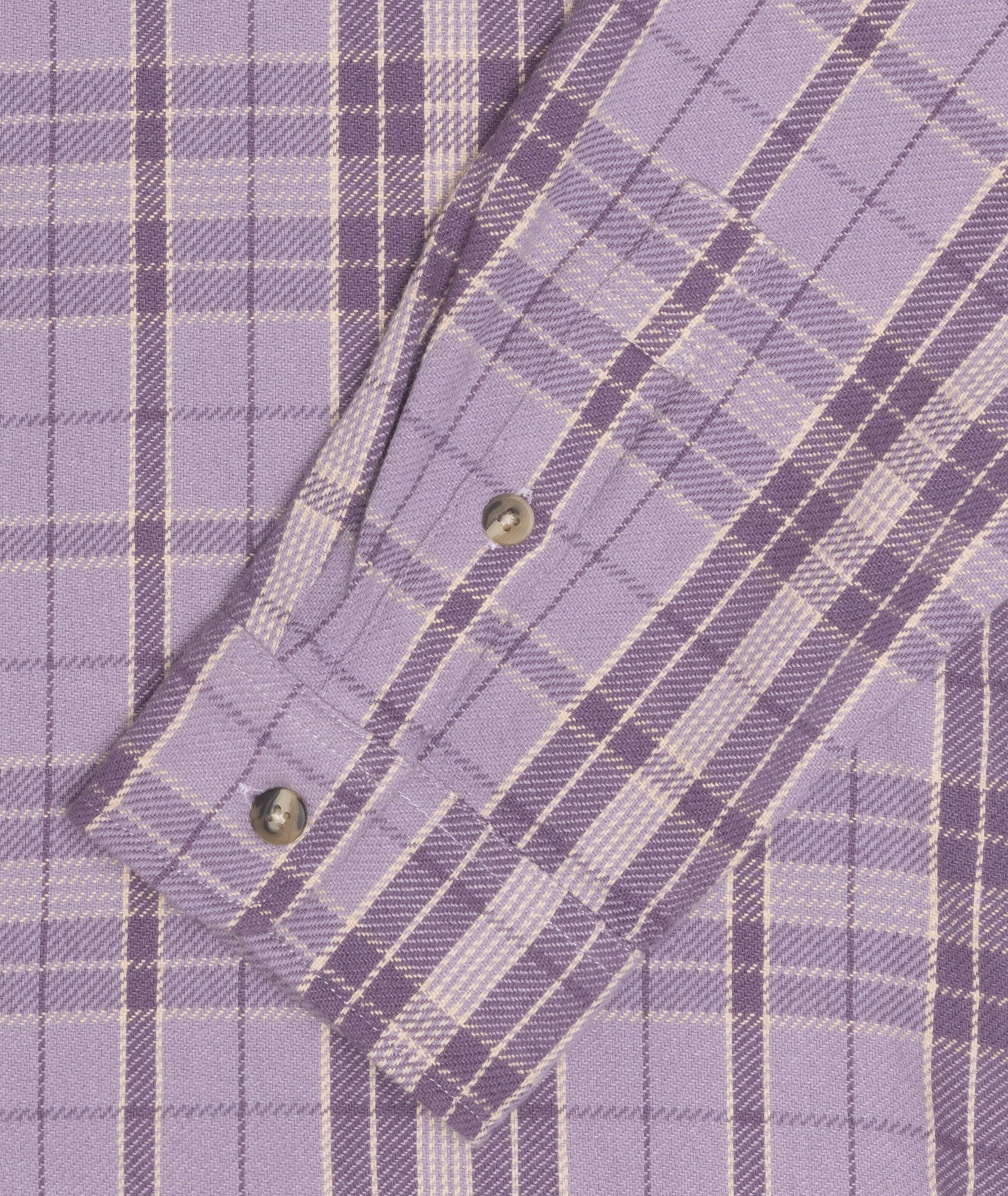 Norse Store | Shipping Worldwide - Stüssy Stones Plaid Shirt - Lavender