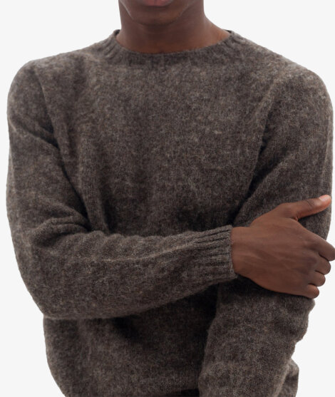 Norse Projects - Arild Brushed Jacquard-Knit Sweater - Gray Norse Projects