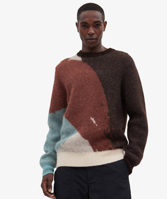 Norse Projects - Arild Alpaca Mohair Jacquard Sweater