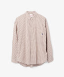 Danton Gingham Work Shirt - Beige / Brown