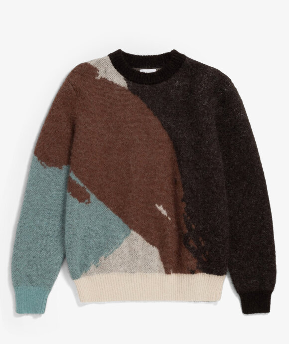 Norse Projects - Arild Alpaca Mohair Jacquard Sweater