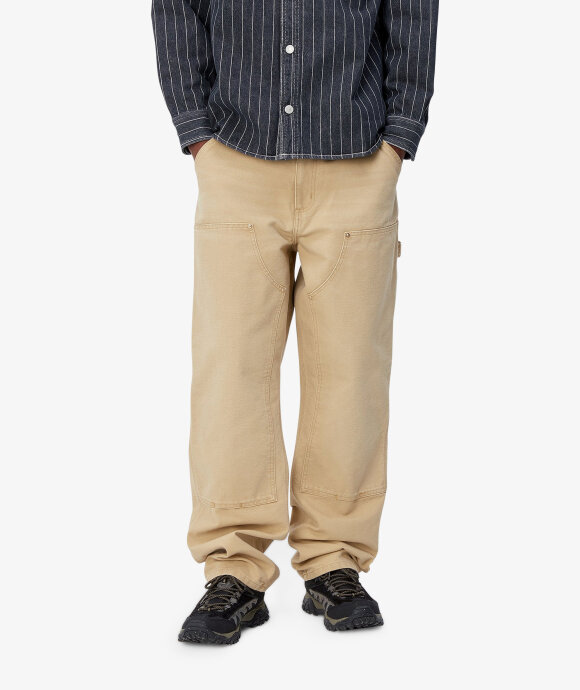 Norse Store | Shipping Worldwide - Carhartt WIP Double Knee Pant - Bourbon