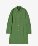 Shipping Worldwide - Auralee HARD TWIST WOOL TWILL SOUTIEN COLLAR COAT -  Olive - Norse Store