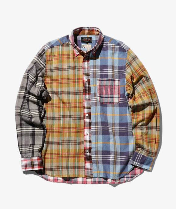 Beams Plus - B.D. Panel Madras Shirt