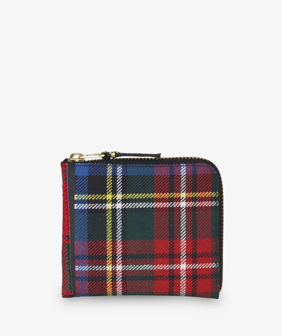 COMME des GARCONS WALLET - Tartan Patchwork Wallet