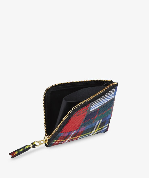 COMME des GARCONS WALLET - Tartan Patchwork Wallet