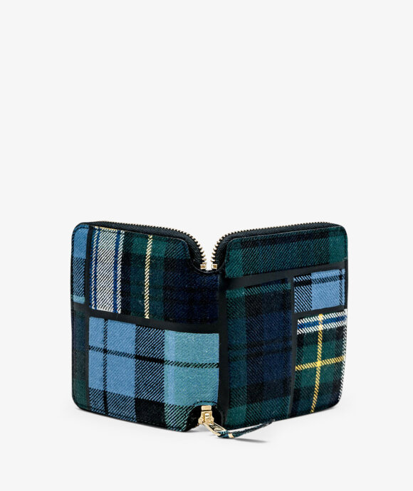 COMME des GARCONS WALLET - Tartan Patchwork Wallet