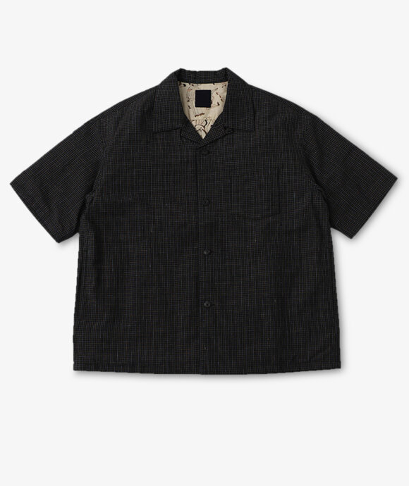 Norse Store | Shipping Worldwide - Visvim ICT WALLIS DOWN SHIRT S/S - Black