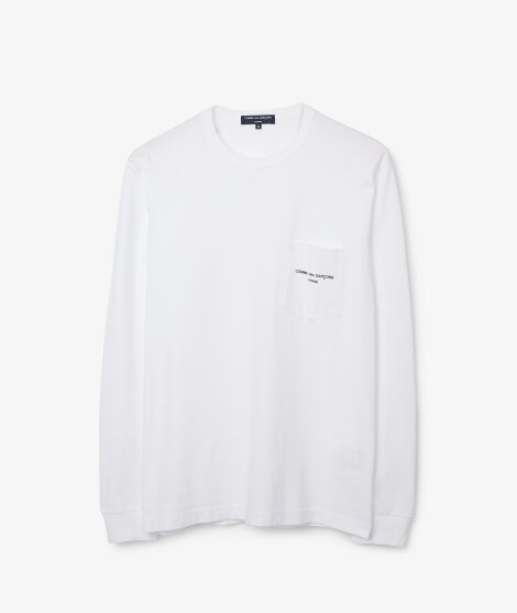 Comme Des Garcons Homme - LS Pocket Logo Tee