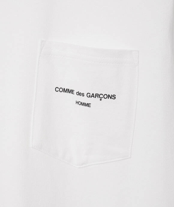 Comme Des Garcons Homme - LS Pocket Logo Tee