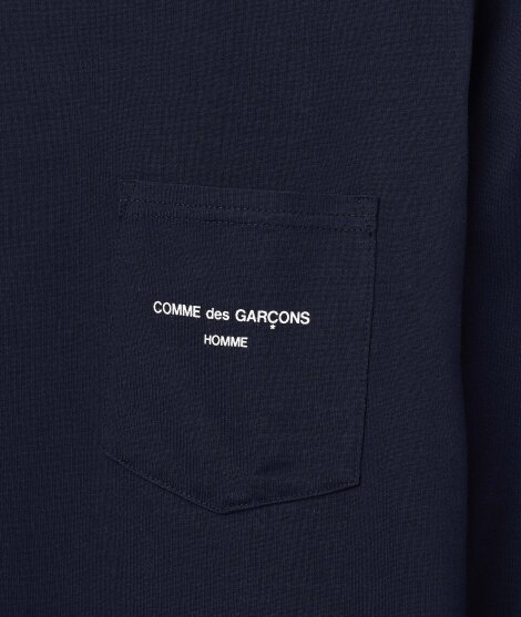 Comme Des Garcons Homme - LS Pocket Logo Tee