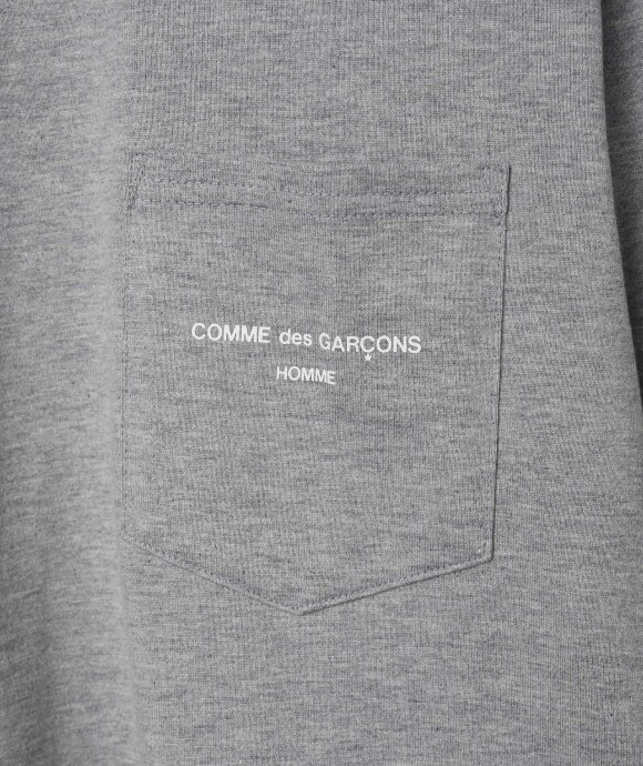 Comme Des Garcons Homme - LS Pocket Logo Tee