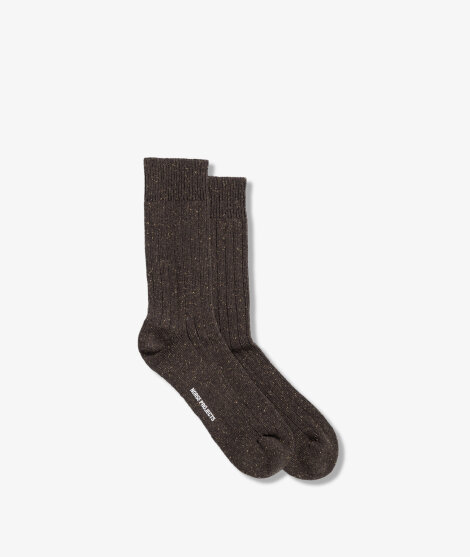 Norse Projects - Bjarki Neps Wool Rib Sock