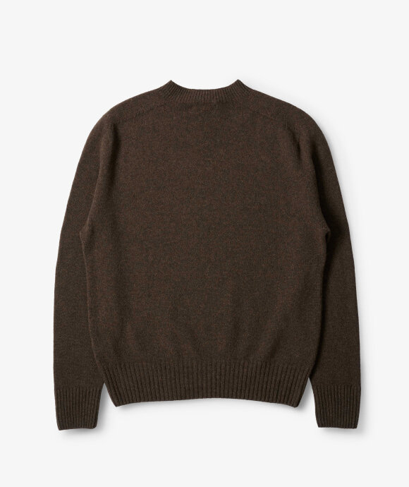 Margaret Howell - SEAMLESS CREW NECK MERINO CASHMERE