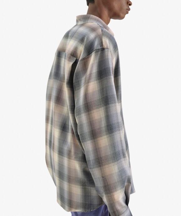 Auralee - Super Light Wool Check Shirt