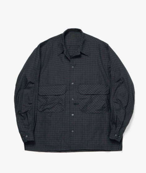 Daiwa - Tech Sports Open Collar Shirt L/S Plaid