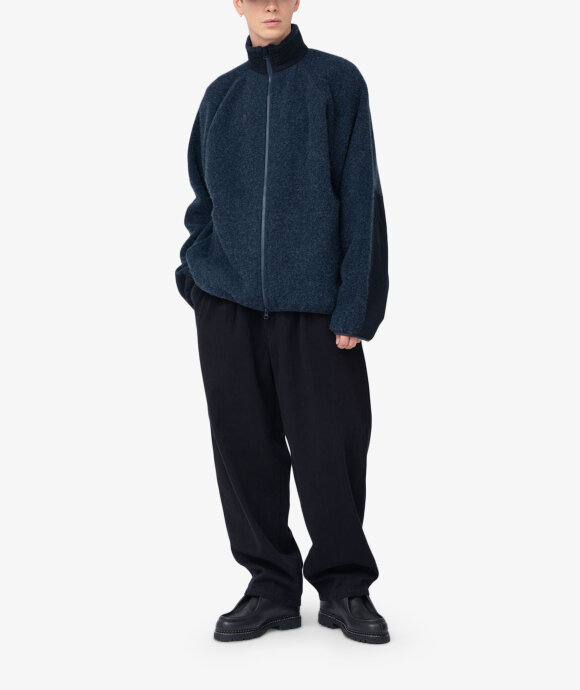 nanamica - Boiled Wool Zip Up Sweater