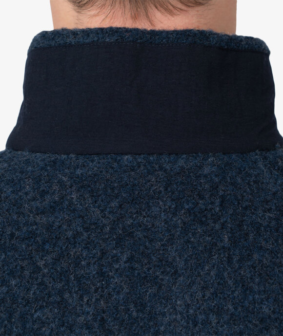 nanamica - Boiled Wool Zip Up Sweater