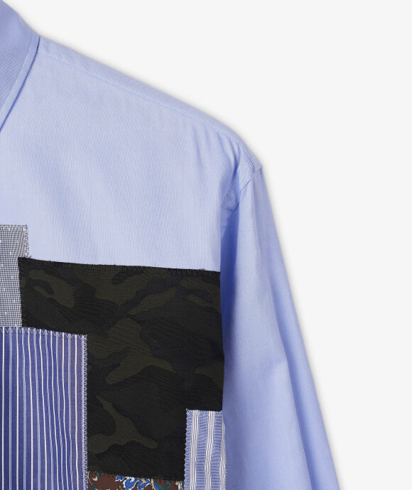 Junya Watanabe MAN - Men's Patchwork L/S Shirt