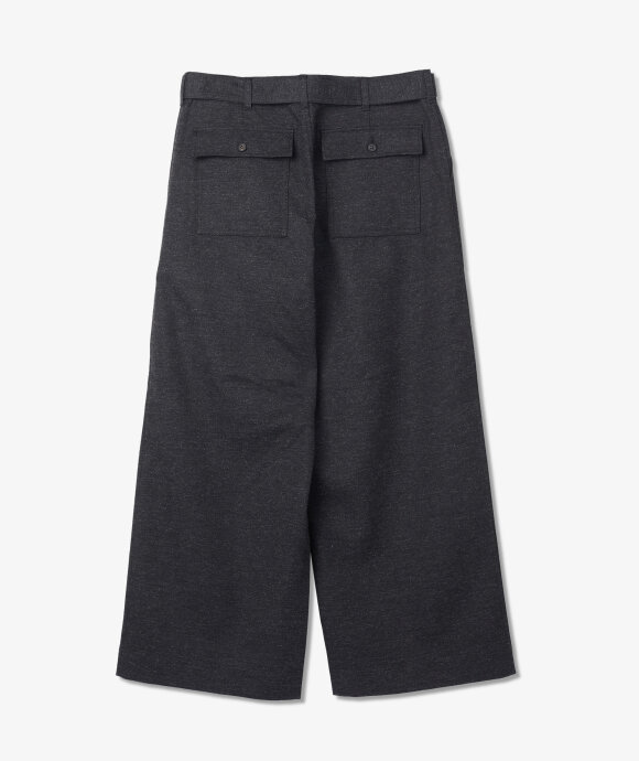 Comme Des Garcons Homme - Woolen Wide Fatigue Pants