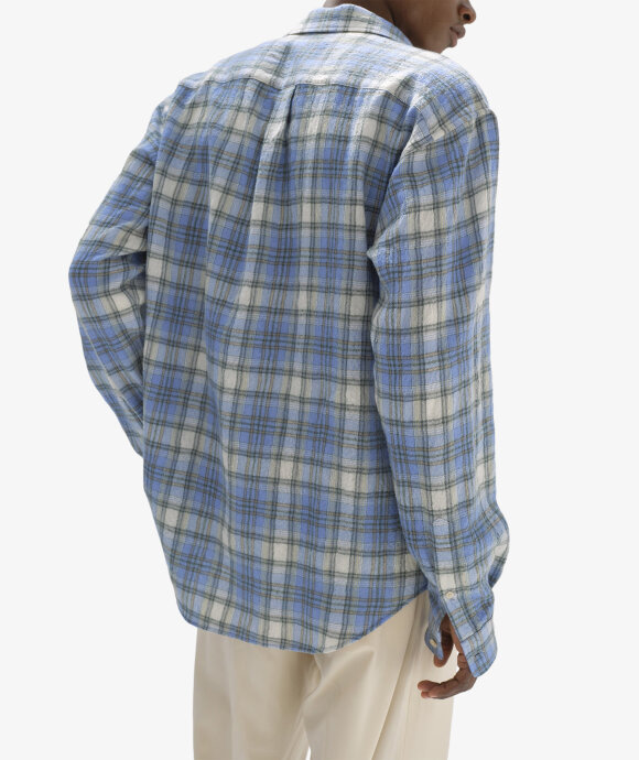 Auralee - Airy Wool Check Shirt