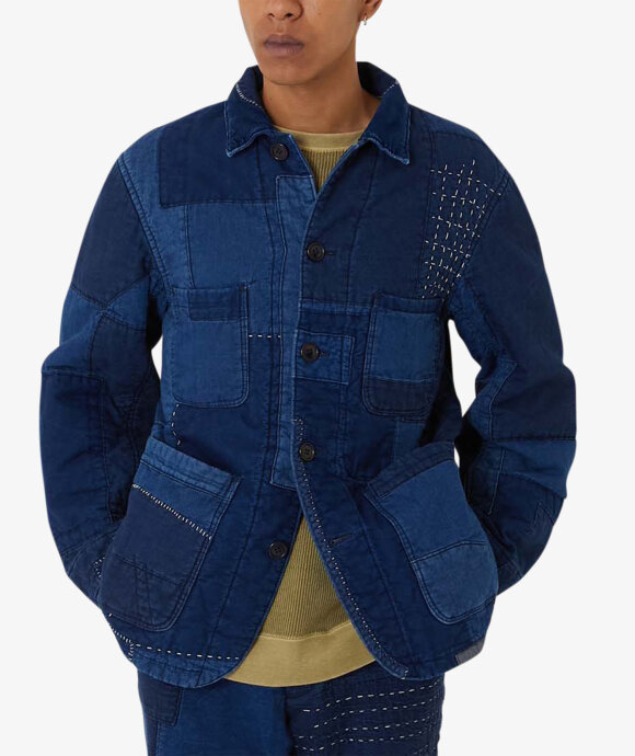 Blue Blue Japan - WOVEN -NENRIN- PADDED  COVERALL JACKET