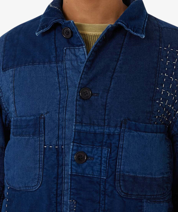 Blue Blue Japan - WOVEN -NENRIN- PADDED  COVERALL JACKET